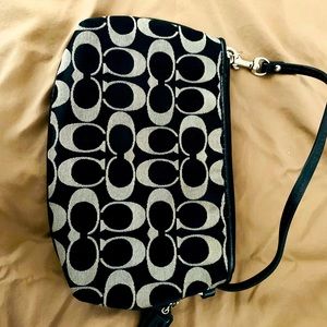 Coach zipper pouch